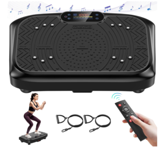 Vibration Plate Exercise Machine,Vibration Plate Machine 199 Adjustable Speed,Vibrating Plate Exercise Machine Automatic Mode P1-P7,Vibration Platform with Bluetooth 450 Lbs Capacity